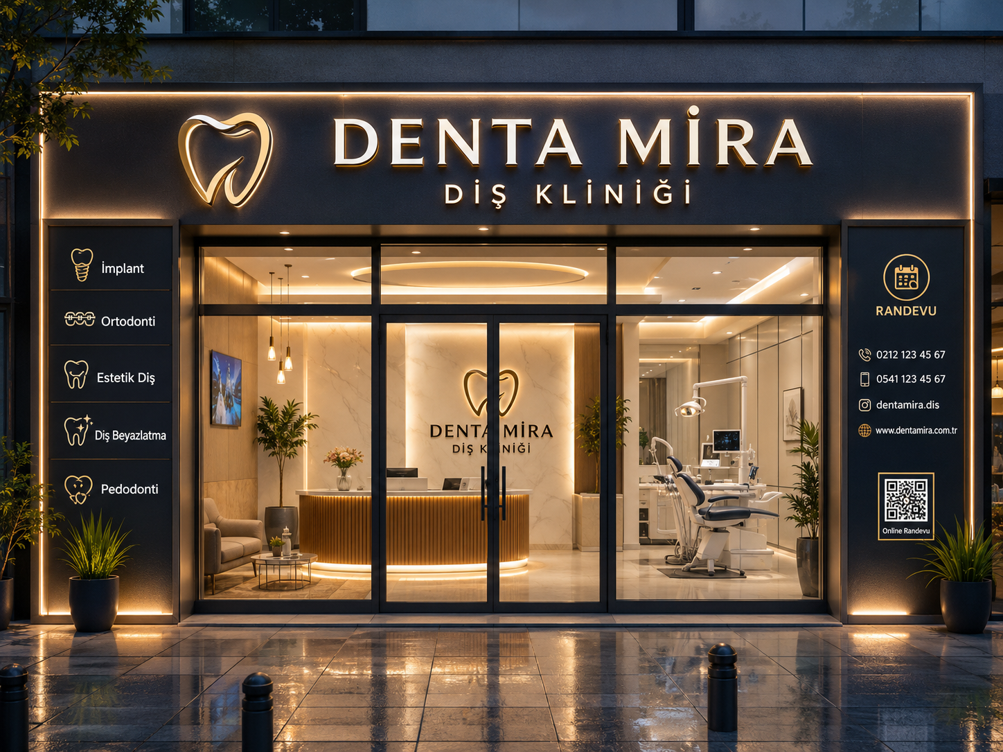 Denta Mira Klinik demo vitrin kapak görseli